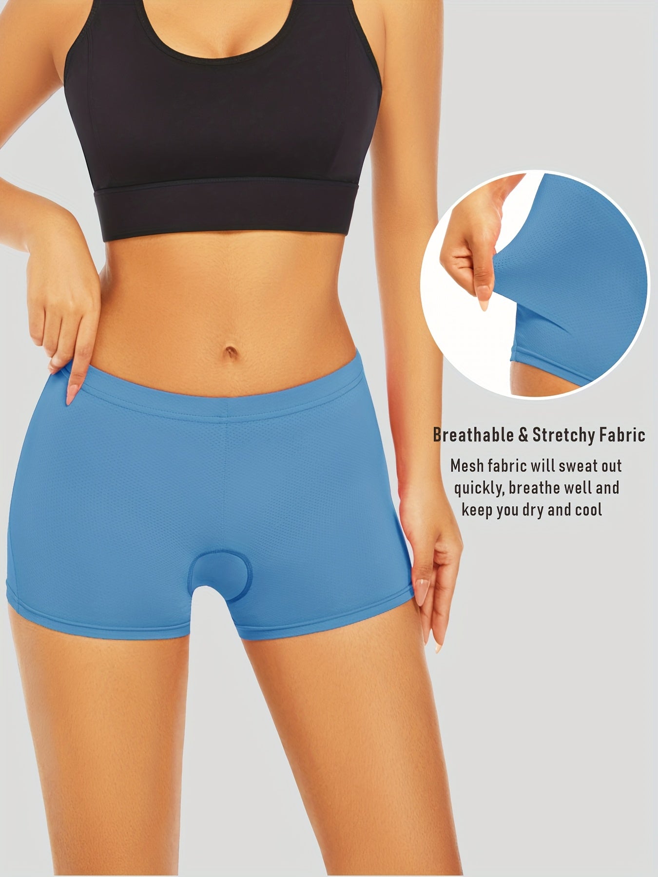 Pantaloni Intimi da Bici per Donne con Imbottitura 4D – Leggeri e Traspiranti per Ciclismo e Attività all'Aperto