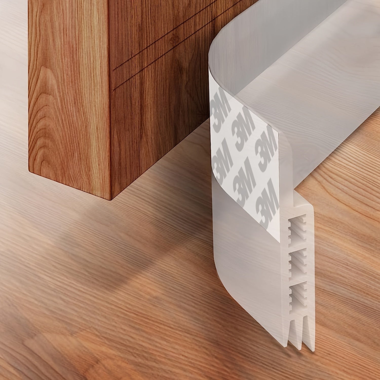 Paraspifferi per Porta - Raschietto per Porta in Silicone con Forte Colla e Isolamento Acustico