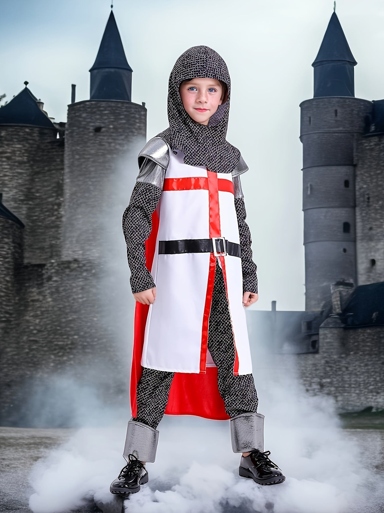 Costume da Cavaliere Medievale per Bambini - Per Feste Avventurose