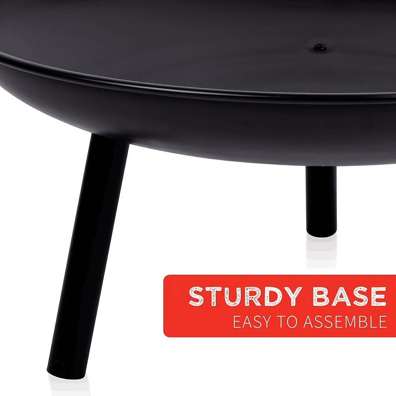 Piatto di Fuoco in Ghisa – Ideale per Barbecue, Campeggio e Illuminazione da Giardino