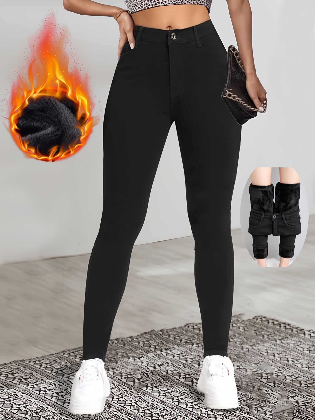 Jeans Skinny Caldi Lotte - Confortevoli e Stilosissimi per le Giornate Fredde