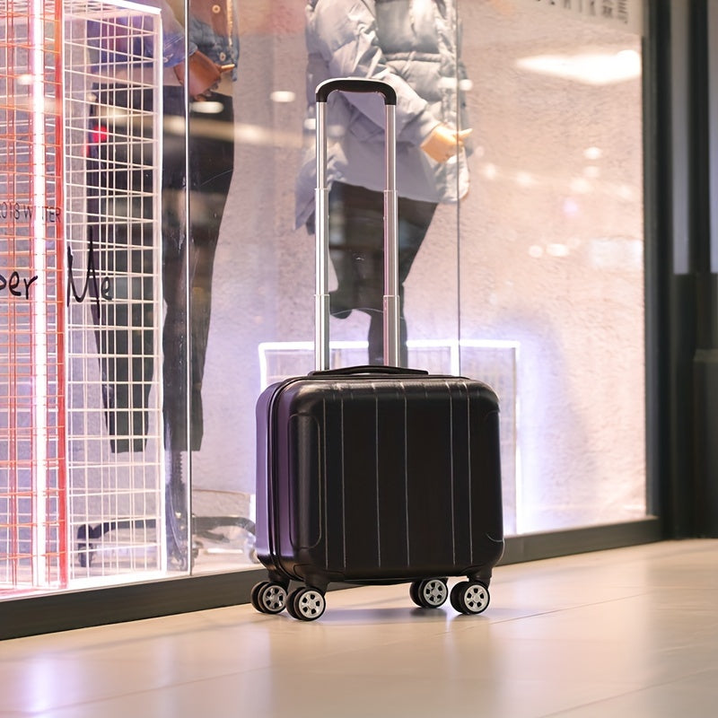 Valigia elegante da 18 pollici – Valigia da cabina per aviazione con ruote girevoli silenziose e costruzione robusta