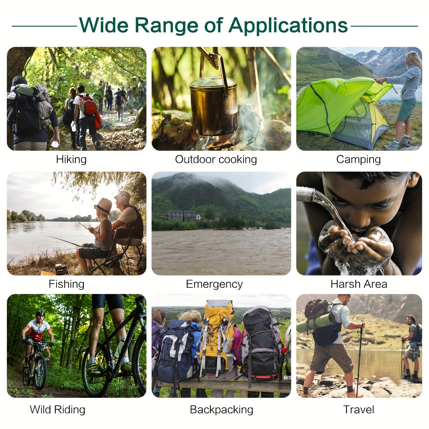 HydroPur Filtri per Acqua con Cannucce - Purificatori d'Acqua Portatili per Avventure all'Aperto