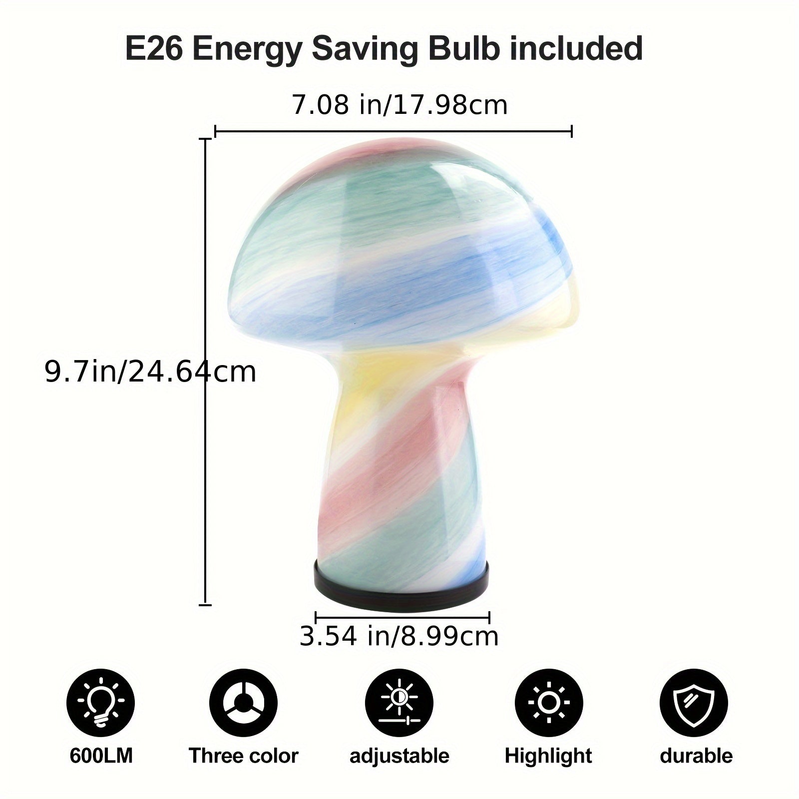 Lampada a Fungo Giocosa - Atmosfera Raffinata con un Tocco Retro