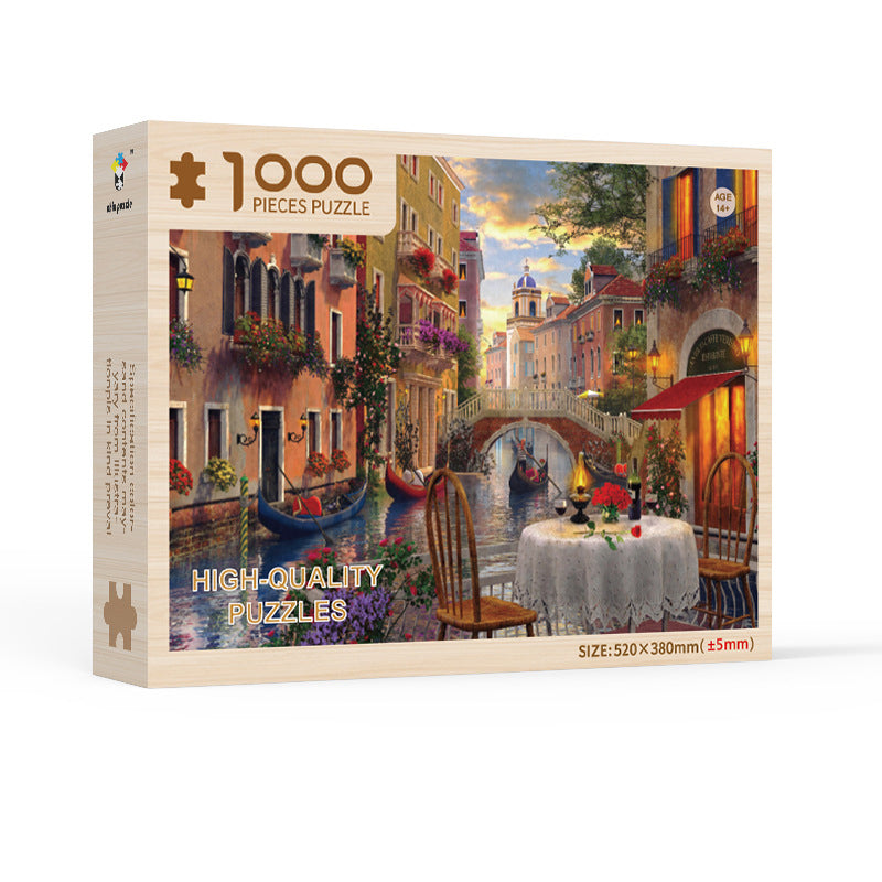 Calendario dell'Avvento Puzzles di Natale – 1008 Pezzi, Divertimento Quotidiano con i Puzzle