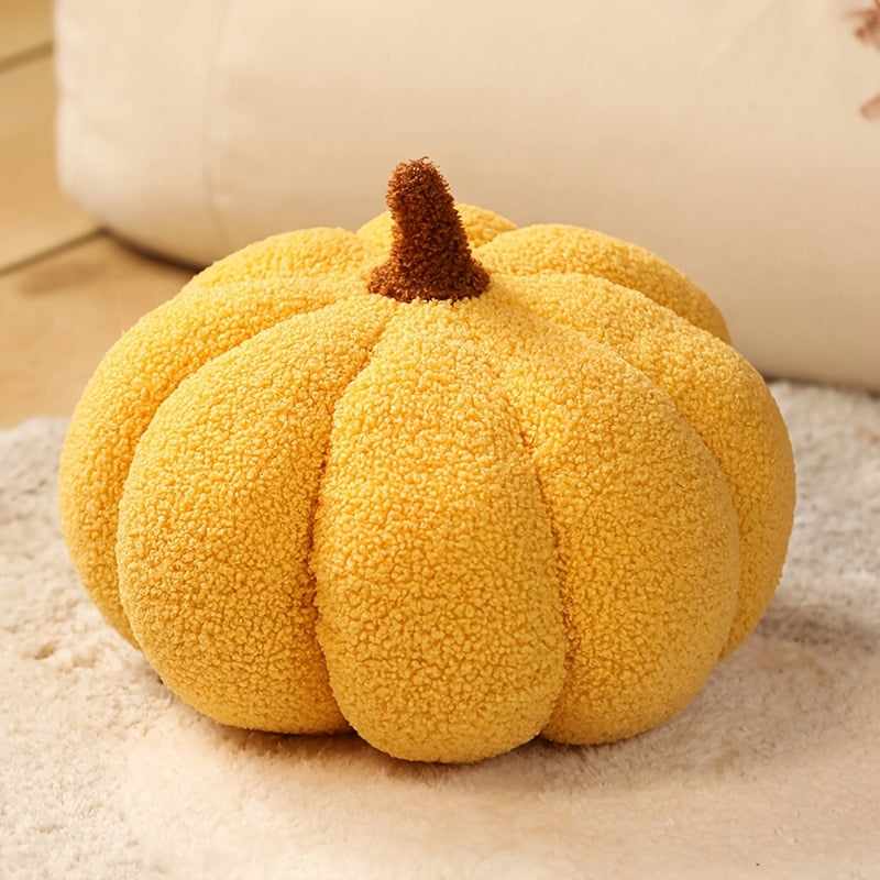 Cuscino a Forma di Zucca in Pile – Accogliente e Morbido per Decorazioni Autunnali
