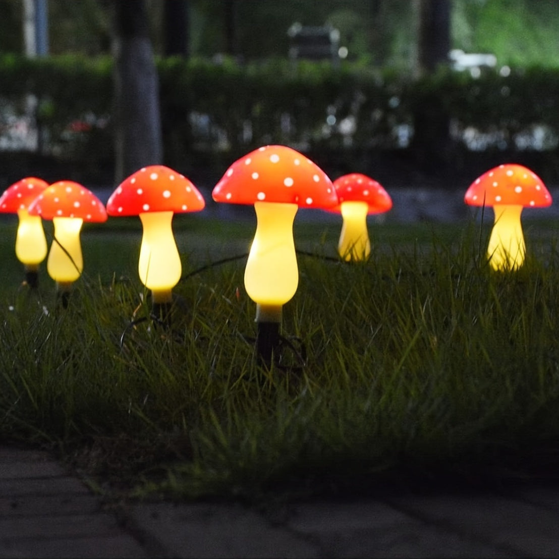 Funghi Magici da Giardino - Illuminazione Giocosa per Esterni