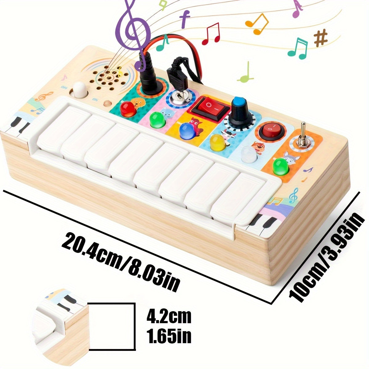 Tabellone Musicale Educativo per Bambini - Imparare e Giocare con Suoni e Luci