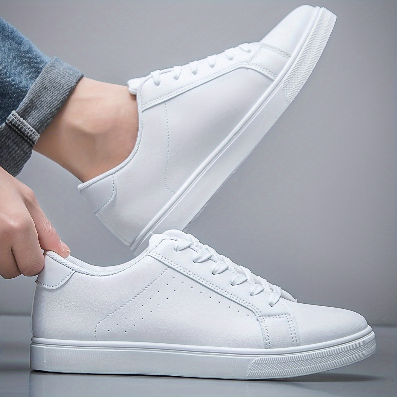 Sneakers Casual da Uomo con Lacci – Confortevoli e Moderne per Primavera e Estate