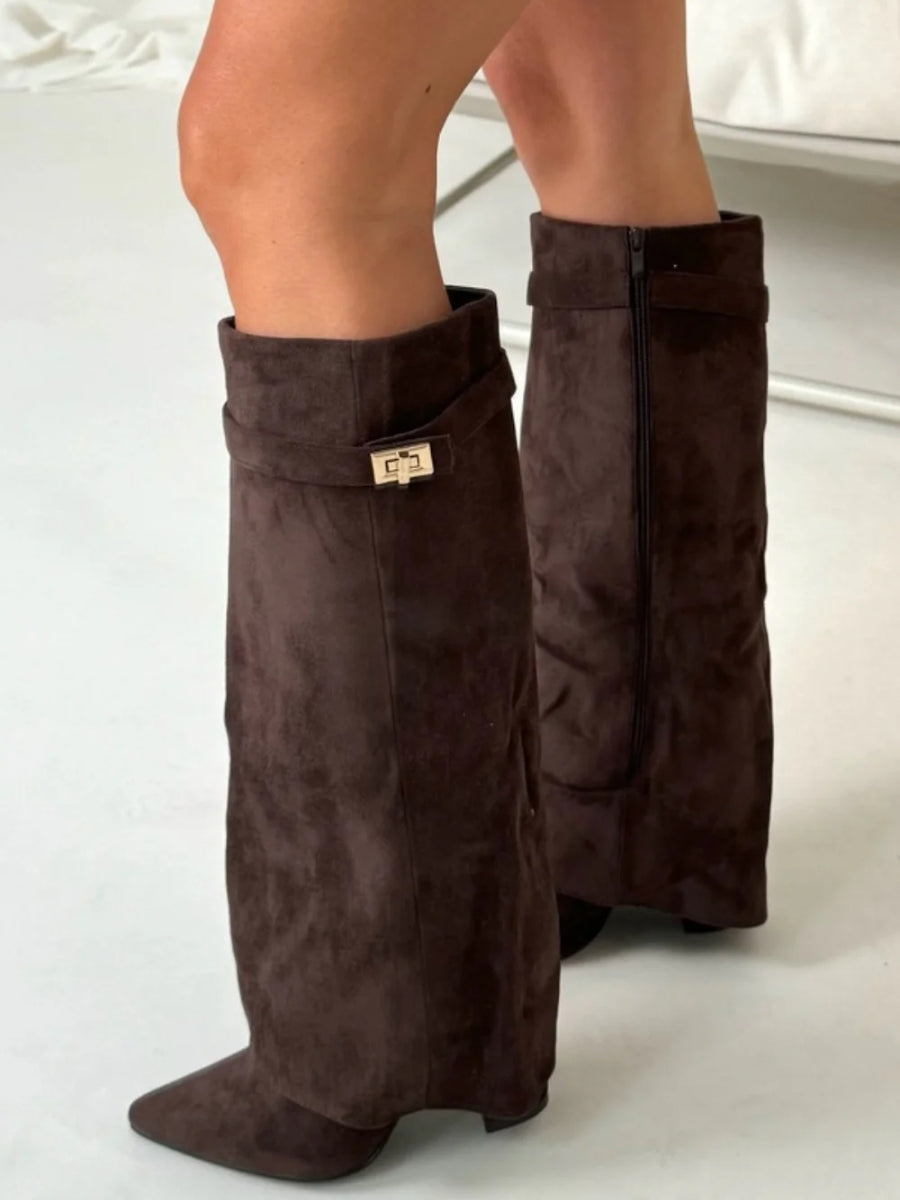 Stivali Overknee in Lino per Donne – Comfort e Classe