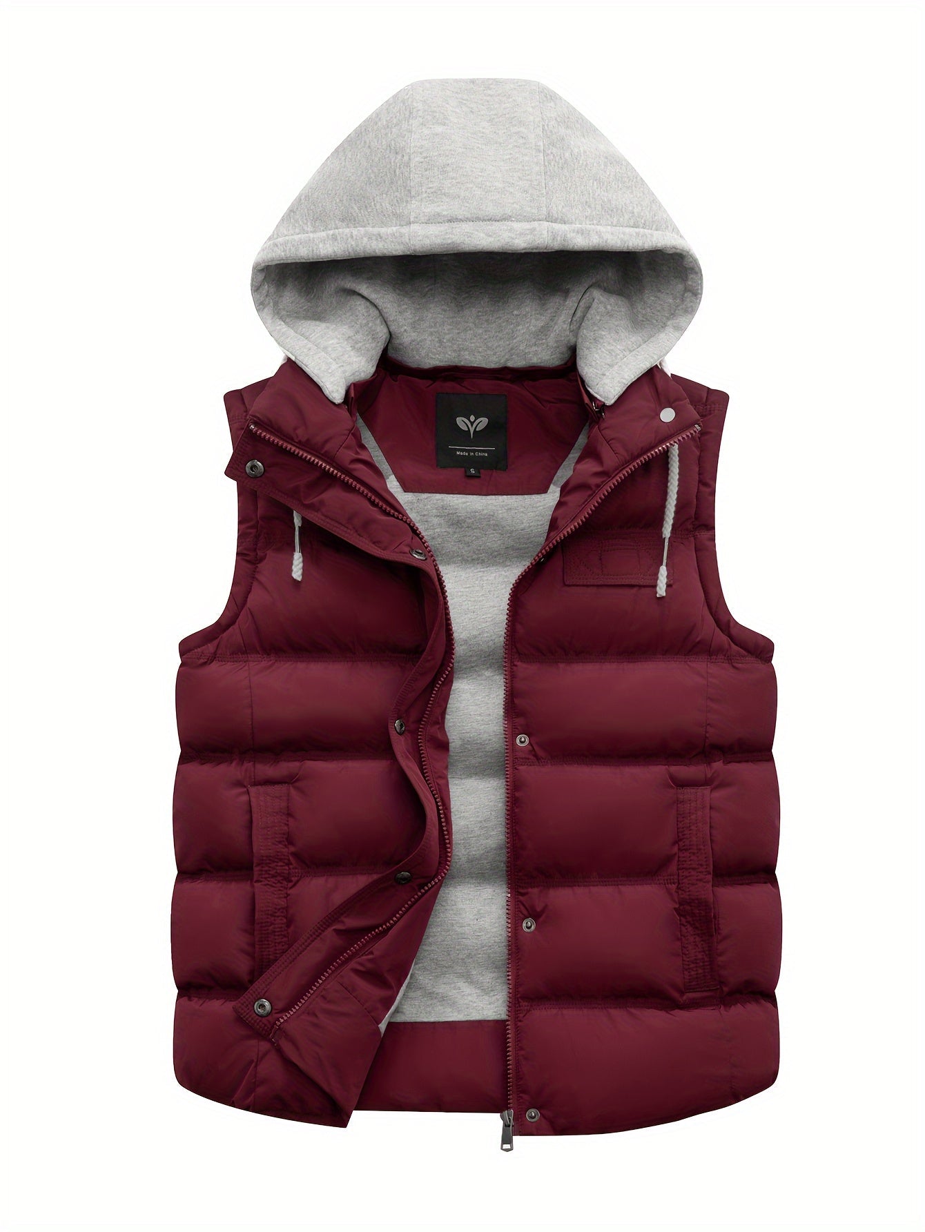 Gilet Donna Imbottito con Cappuccio – Giacca Invernale Elegante e Calda Senza Maniche