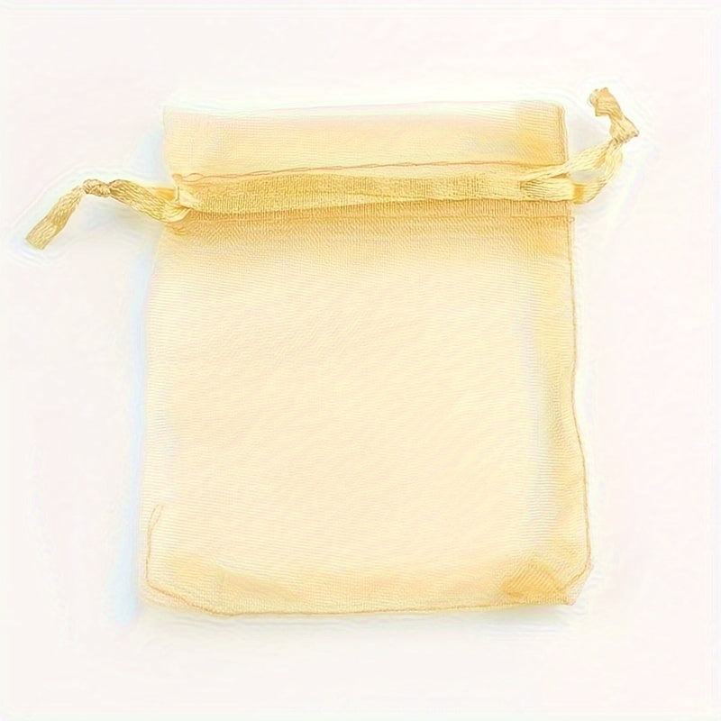 Set di Sacchetti in Organza Eleganti – Ideale per Regali e Decorazioni per Feste