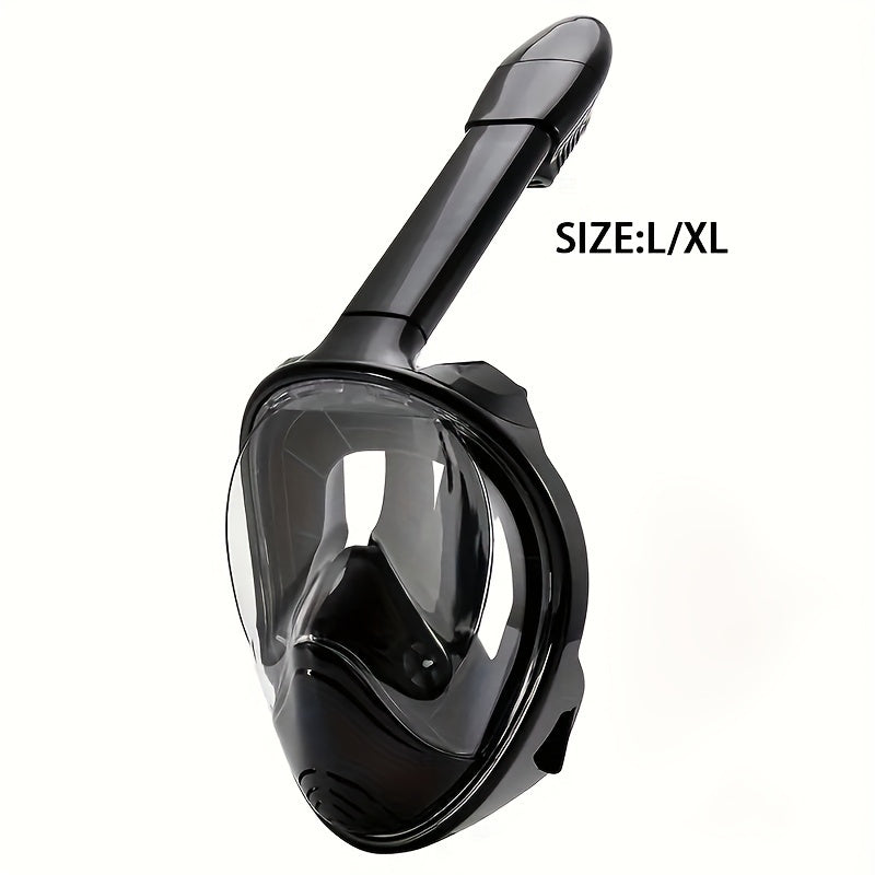 Maschera Snorkel per Viso Intero – Visione Panoramica a 180° e Montaggio per Fotocamera per un'Esperienza Subacquea Perfetta