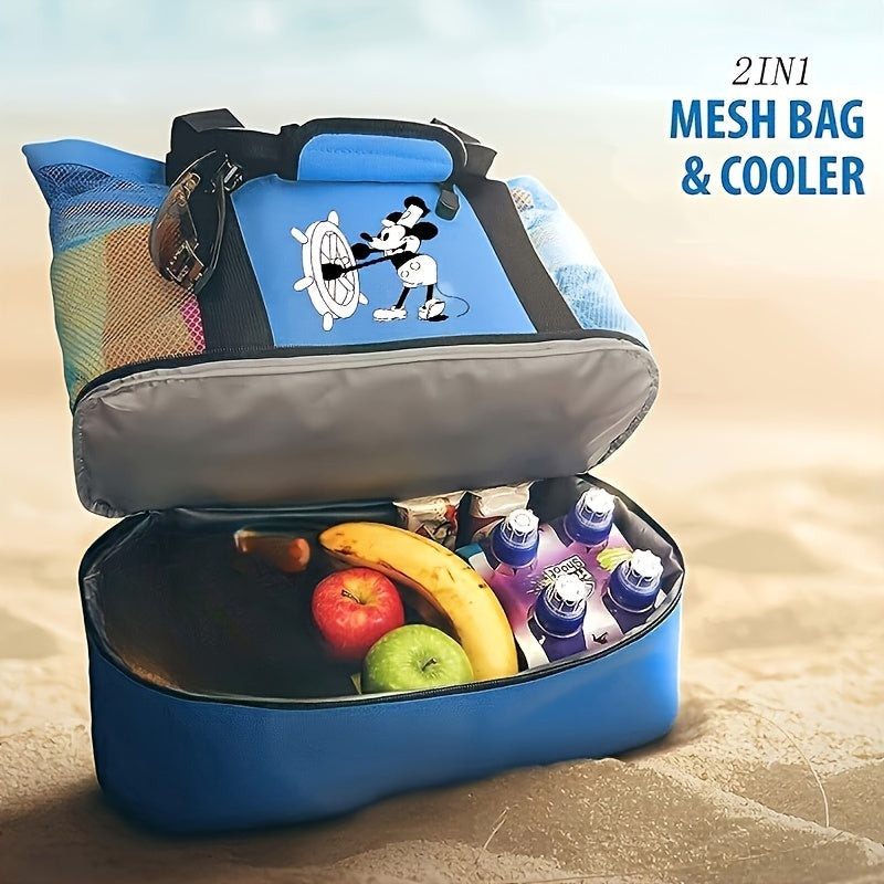 Borsa da Spiaggia Mickey Mouse – Leggera e Pratica con Doppio Strato per Maggiore Protezione