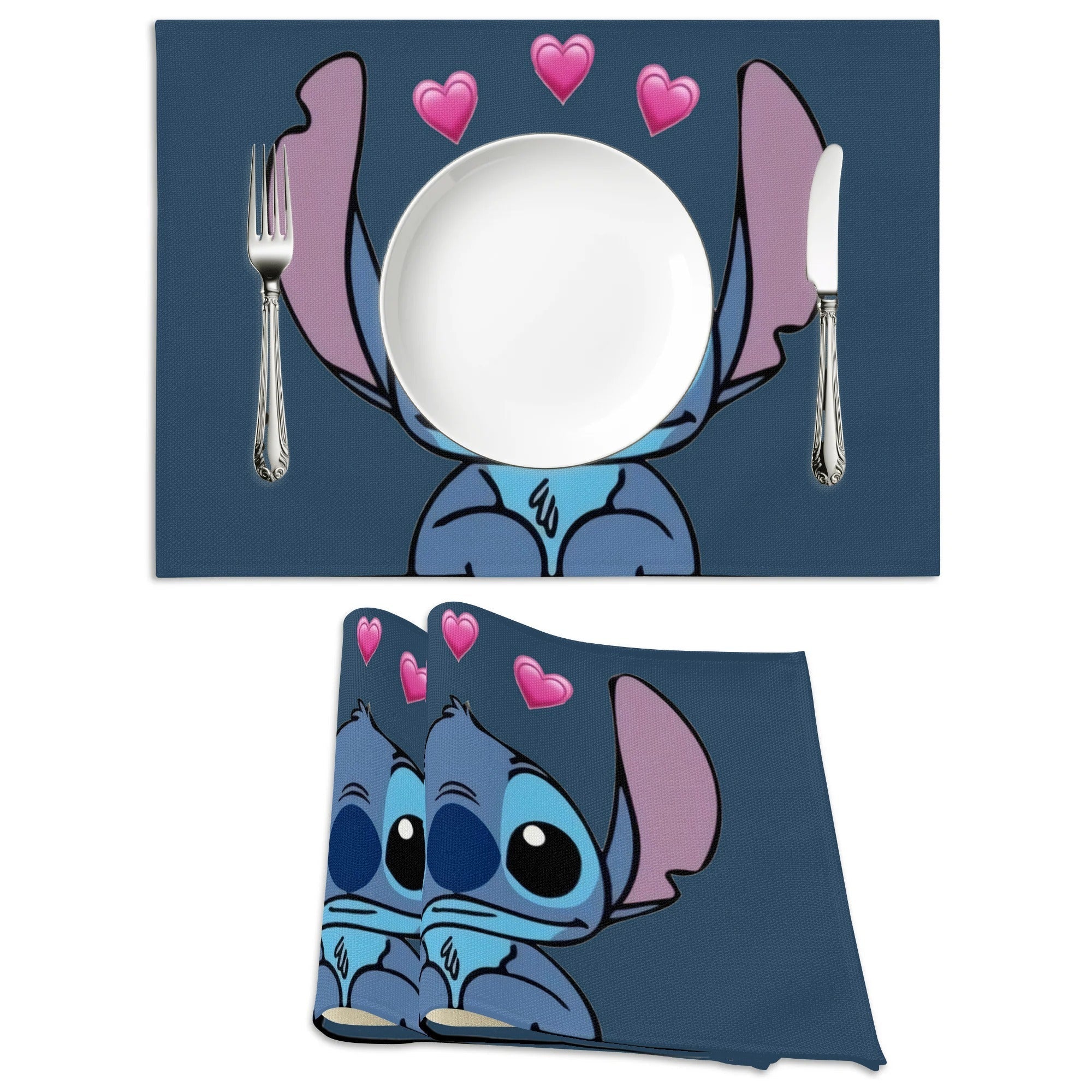 Tovaglietta Disney Stitch – Carino Cartoon per Decorazione della Cucina e della Tavola