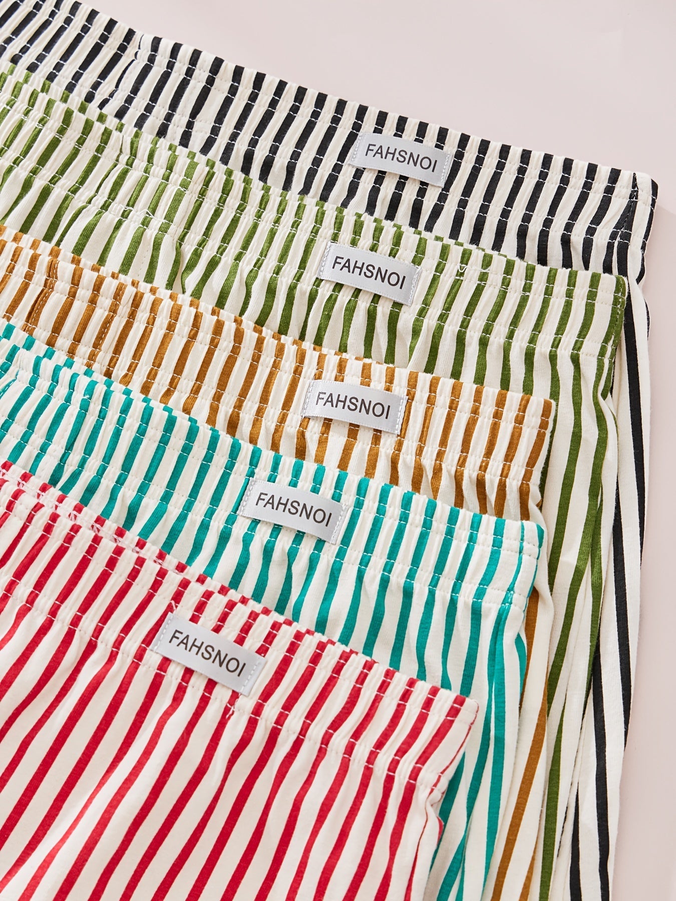 Set di Boxer a Righe – Perfetto per Comfort e Stile