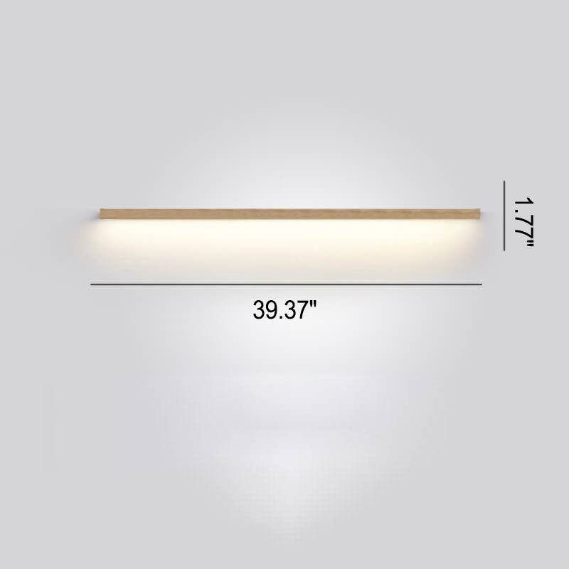 Lampada da Parete in Legno Minimalista – Illuminazione Atmosferica per Ogni Ambiente