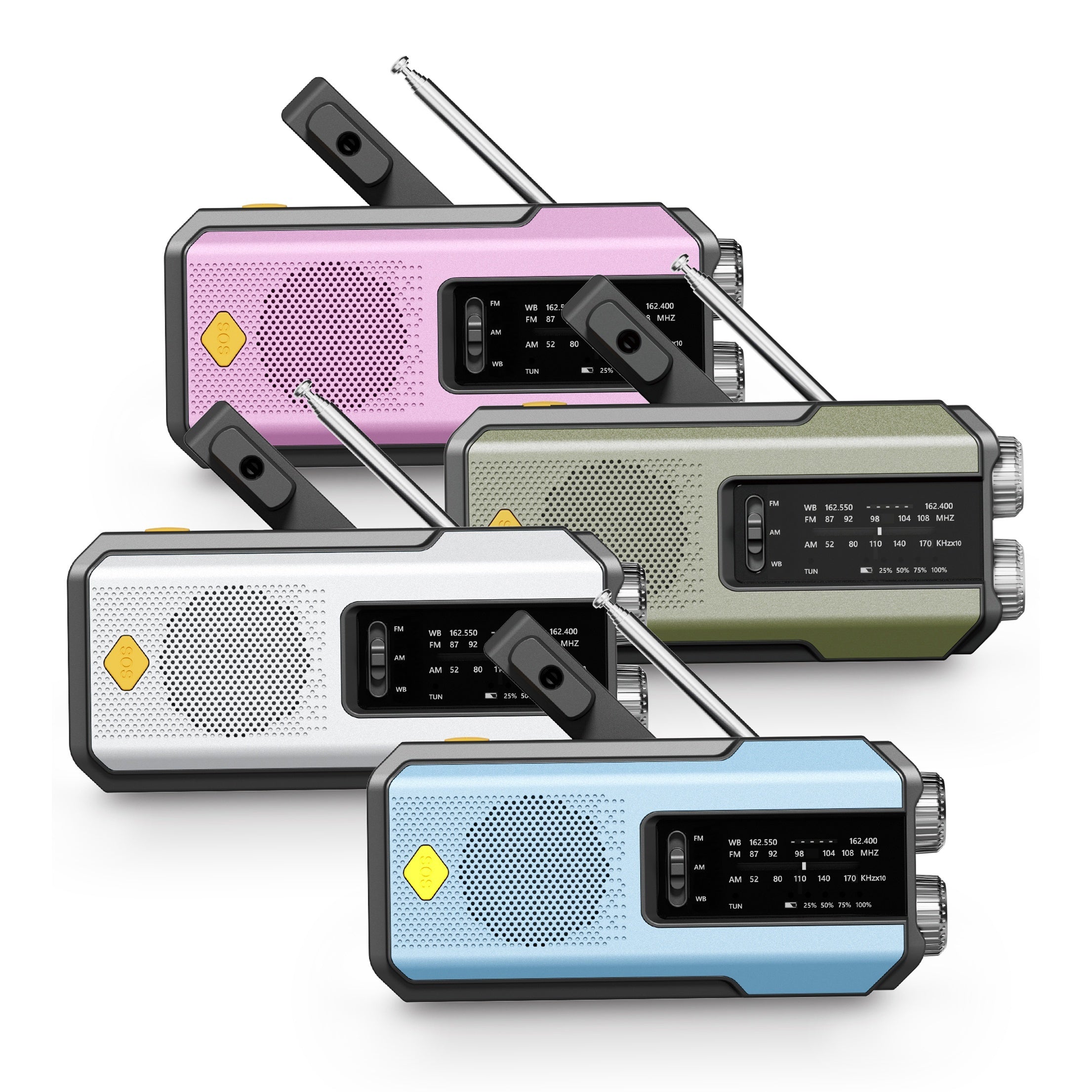 Daykit Radio Portatile AM/FM – Con Pannello Solare e Torcia