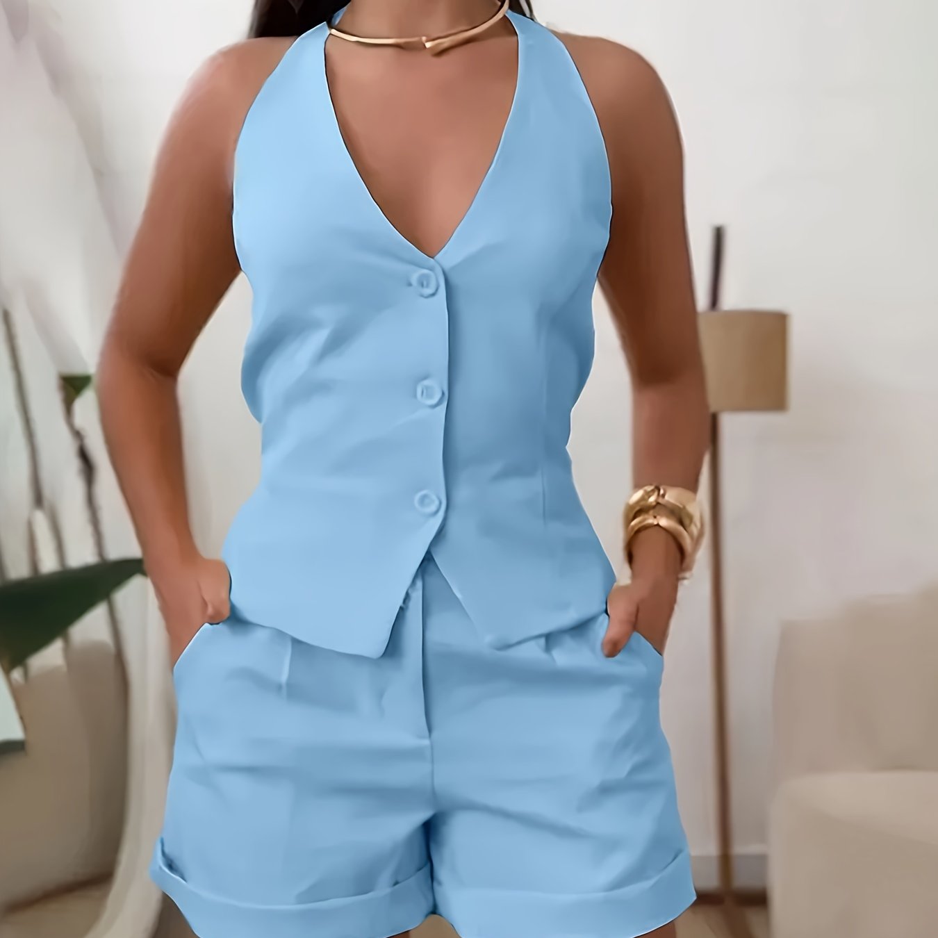 Set Estivo Giallo Chiaro – Femminile, Fresco e Confortevole