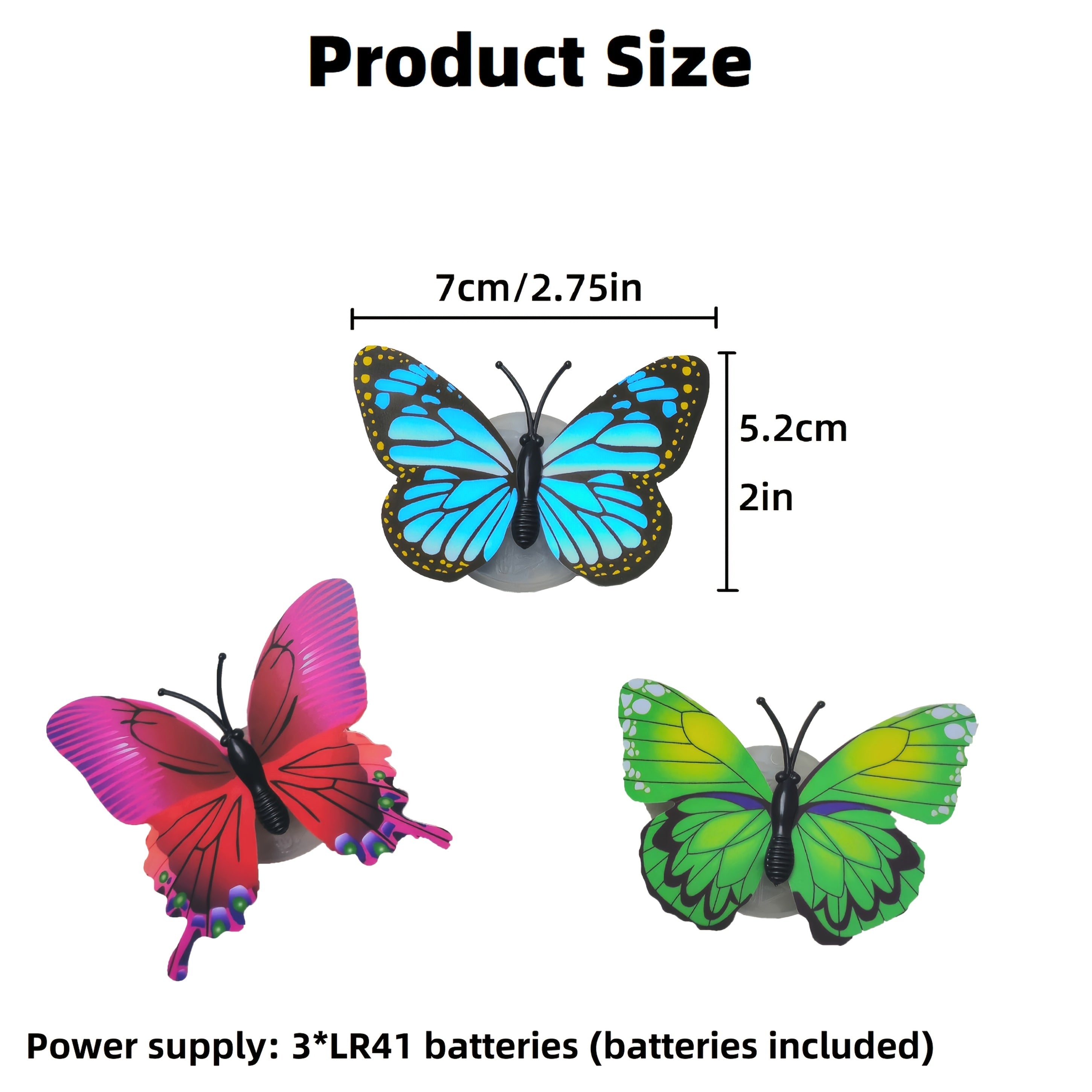 Lampade LED ButterflyGlow - Magica Illuminazione 3D a Farfalla