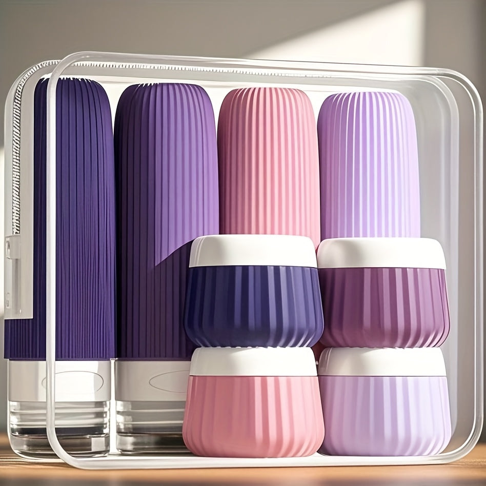 Set di Flaconi da Viaggio Pratici – Sicuri e Comodi per Viaggiare