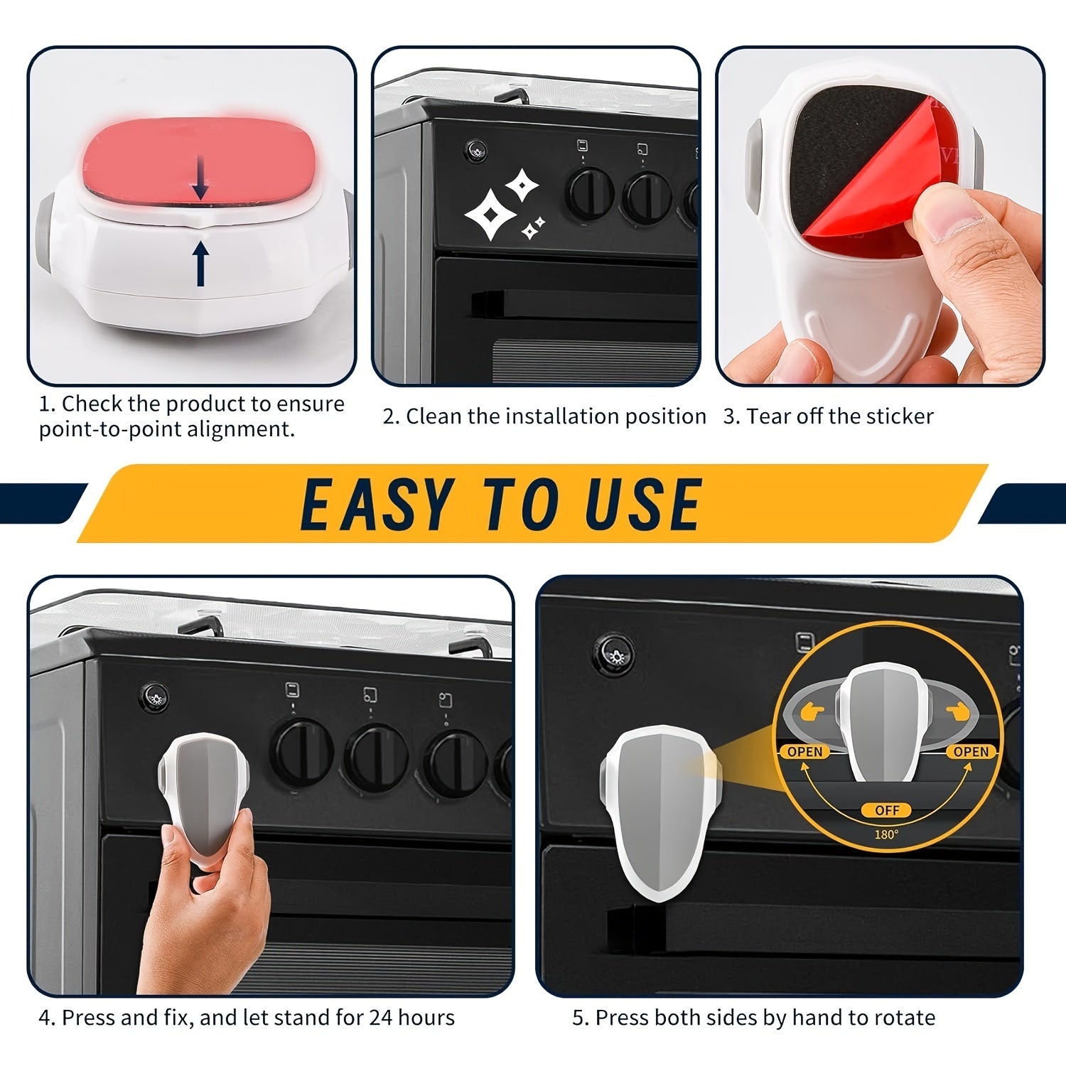 Blocco Sicuro per Forno - Tieni i Tuoi Piccoli Lontani da Cucine Pericolose