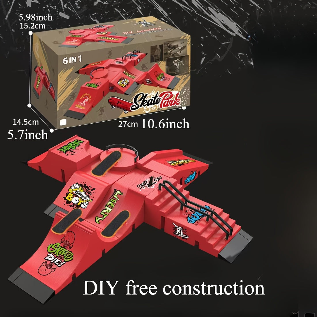 MiniRamp Finger Skatepark – Divertimento Creativo e Allenamento di Abilità