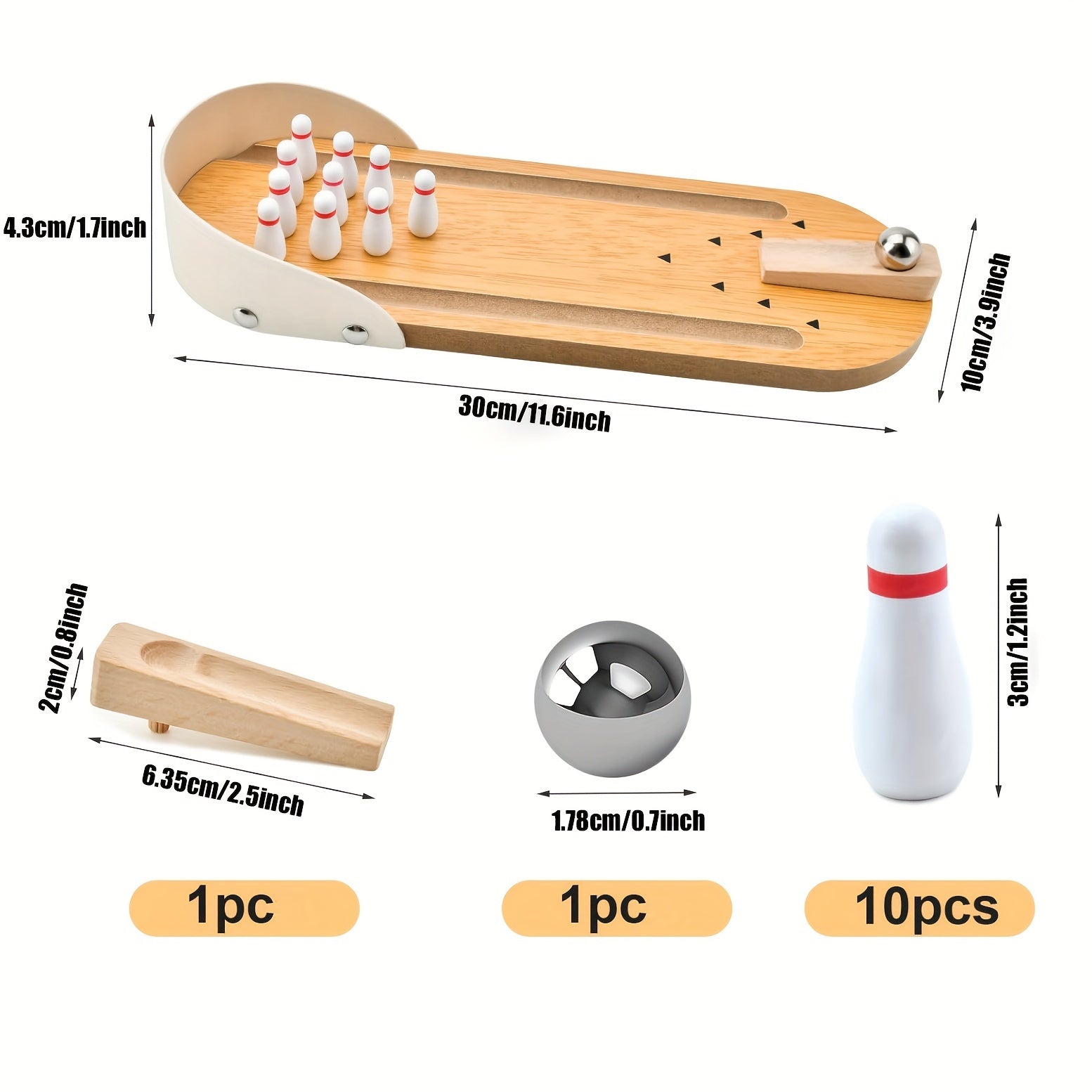 Gioco di Bowling da Scrivania - Divertimento per casa e ufficio