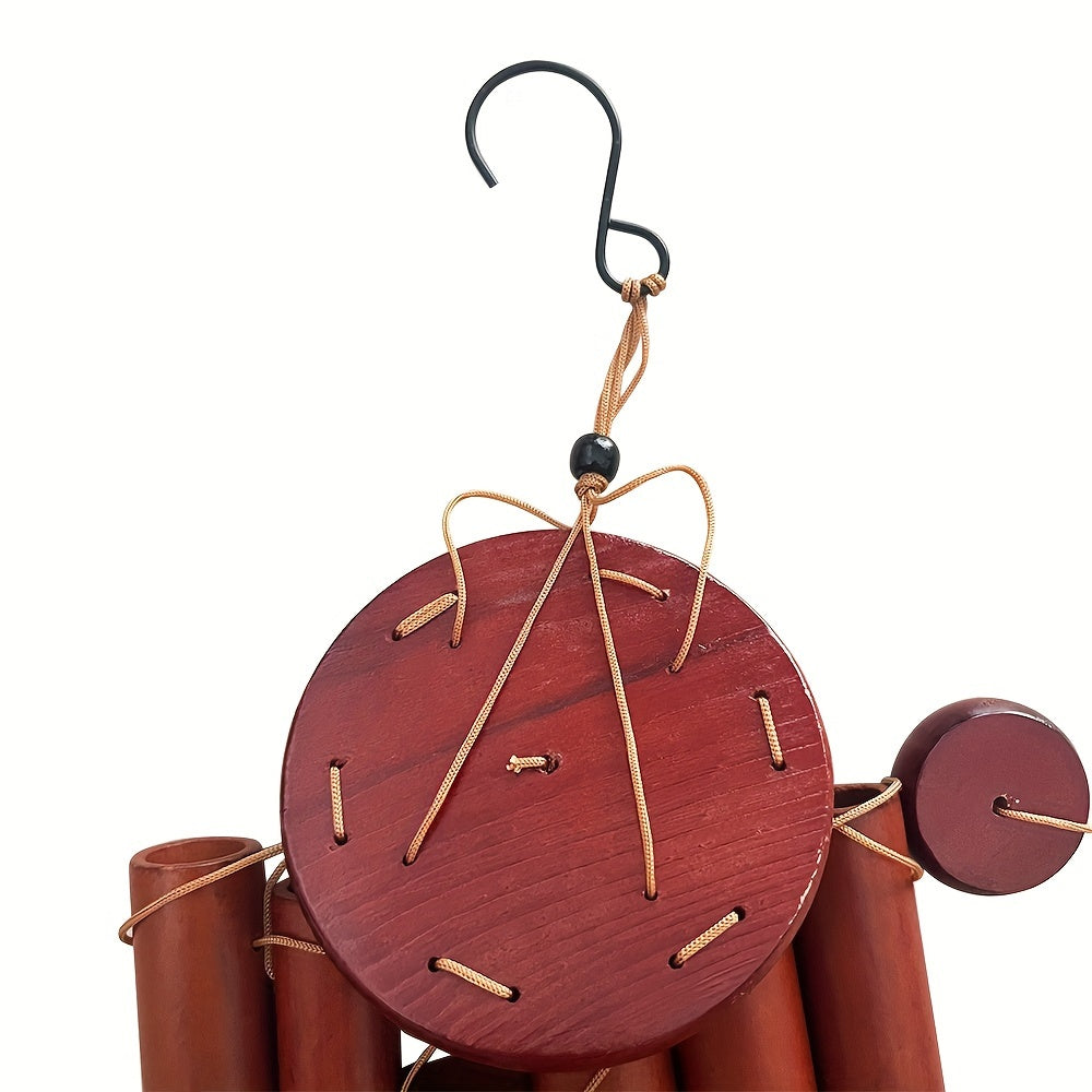 Campana a Vento in Bambù Fatta a Mano – Ideale per Esterni e Interni con Suoni Rilassanti