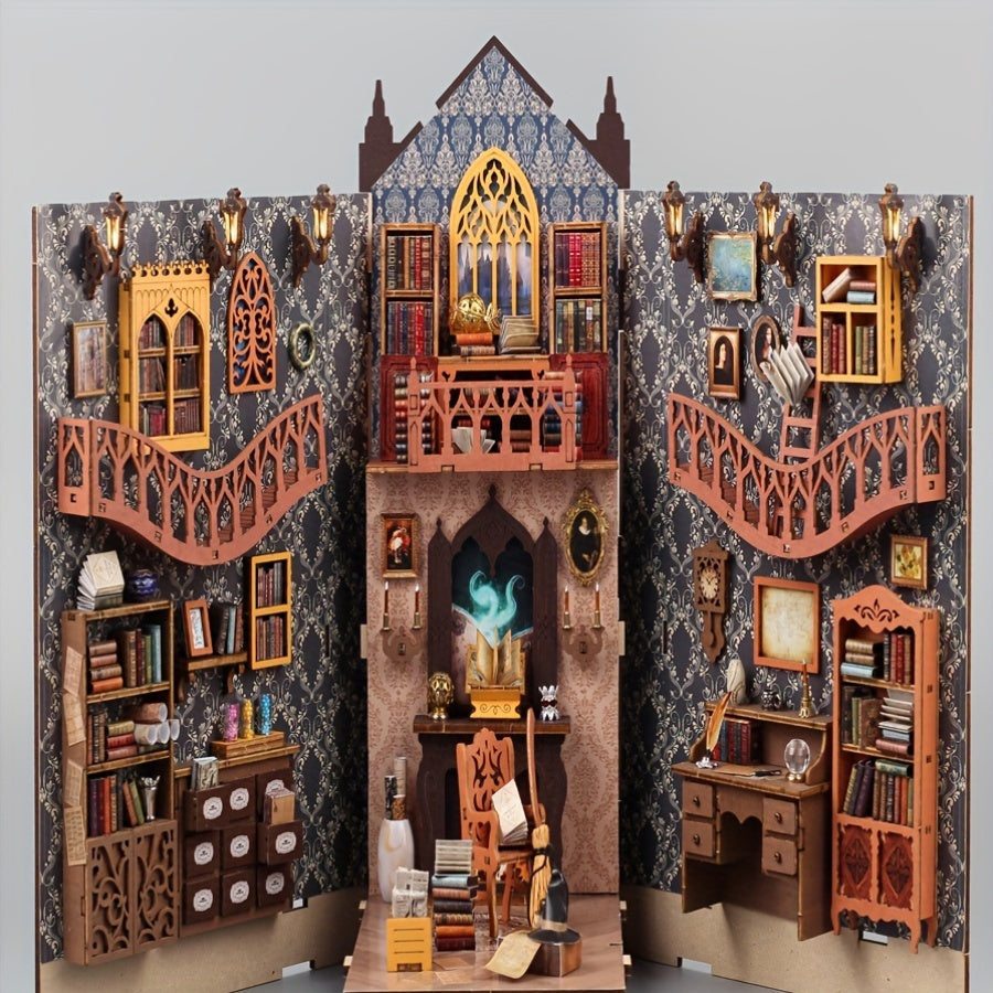Magico Libreria – Puzzle 3D in Legno per Costruttori Creativi