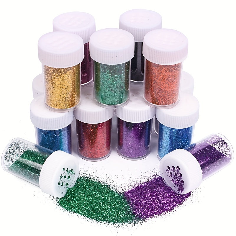 Set di Glitter per Lavoro Manuale – Perfetto per Decorazioni Festive e Progetti Creativi