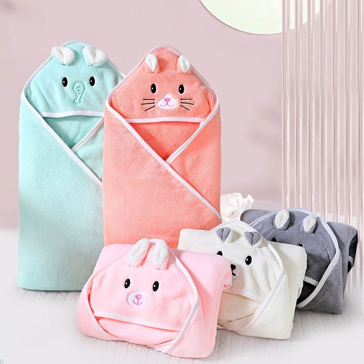 Asciugamano da Bagno per Bambini Carino - Per un Divertimento in Bagno con un Cappello Morbido