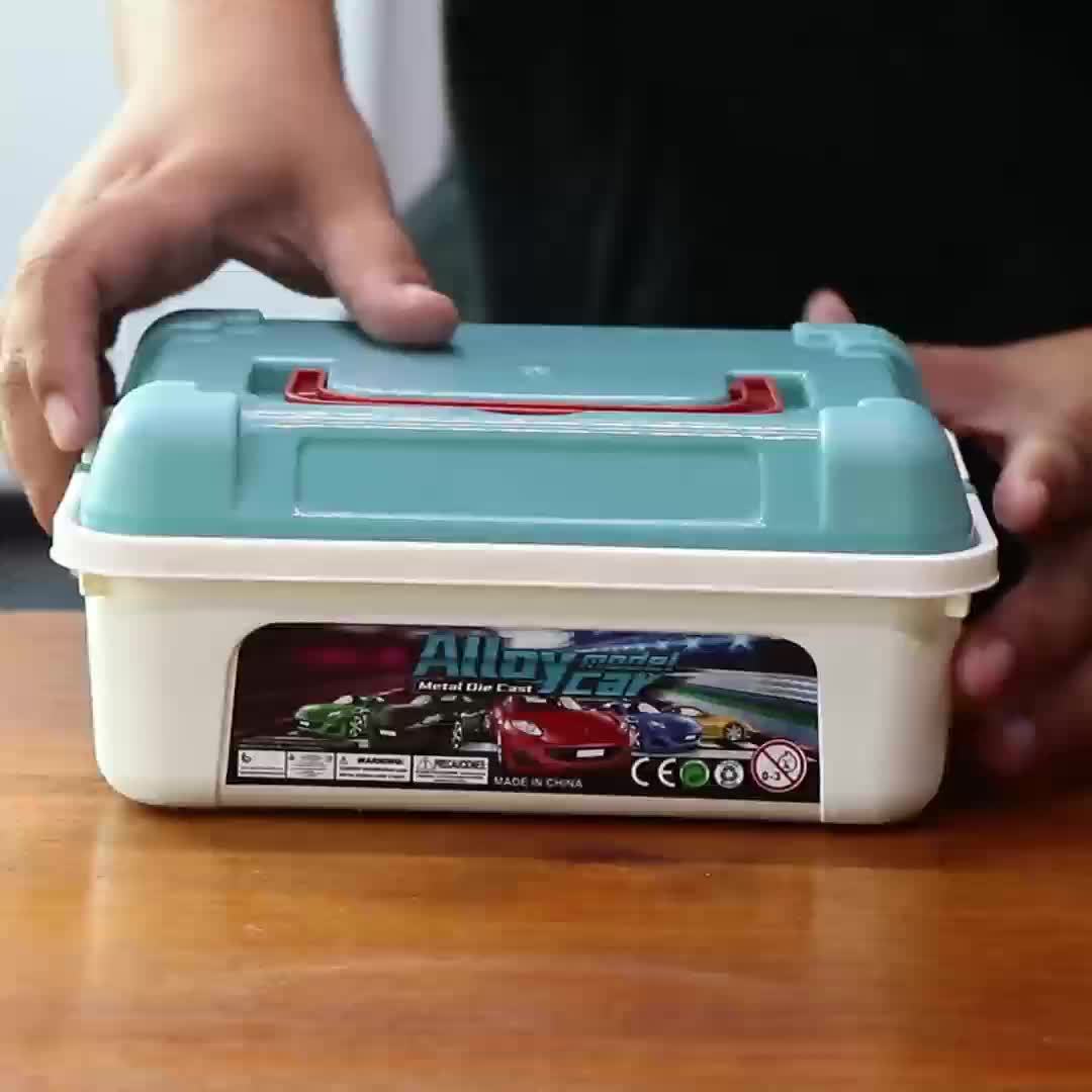 Set di Auto Giocattolo Dinamiche con 50 Auto e Contenitore – Regalo Perfetto per Bambini