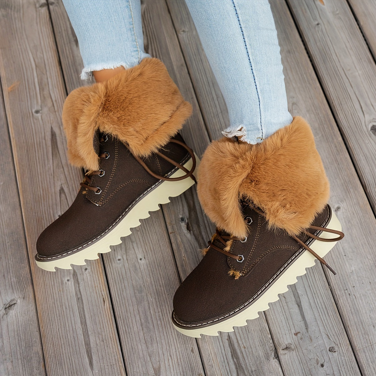 Stivali Invernali Lieke con Lacci - Per Stile e Calore