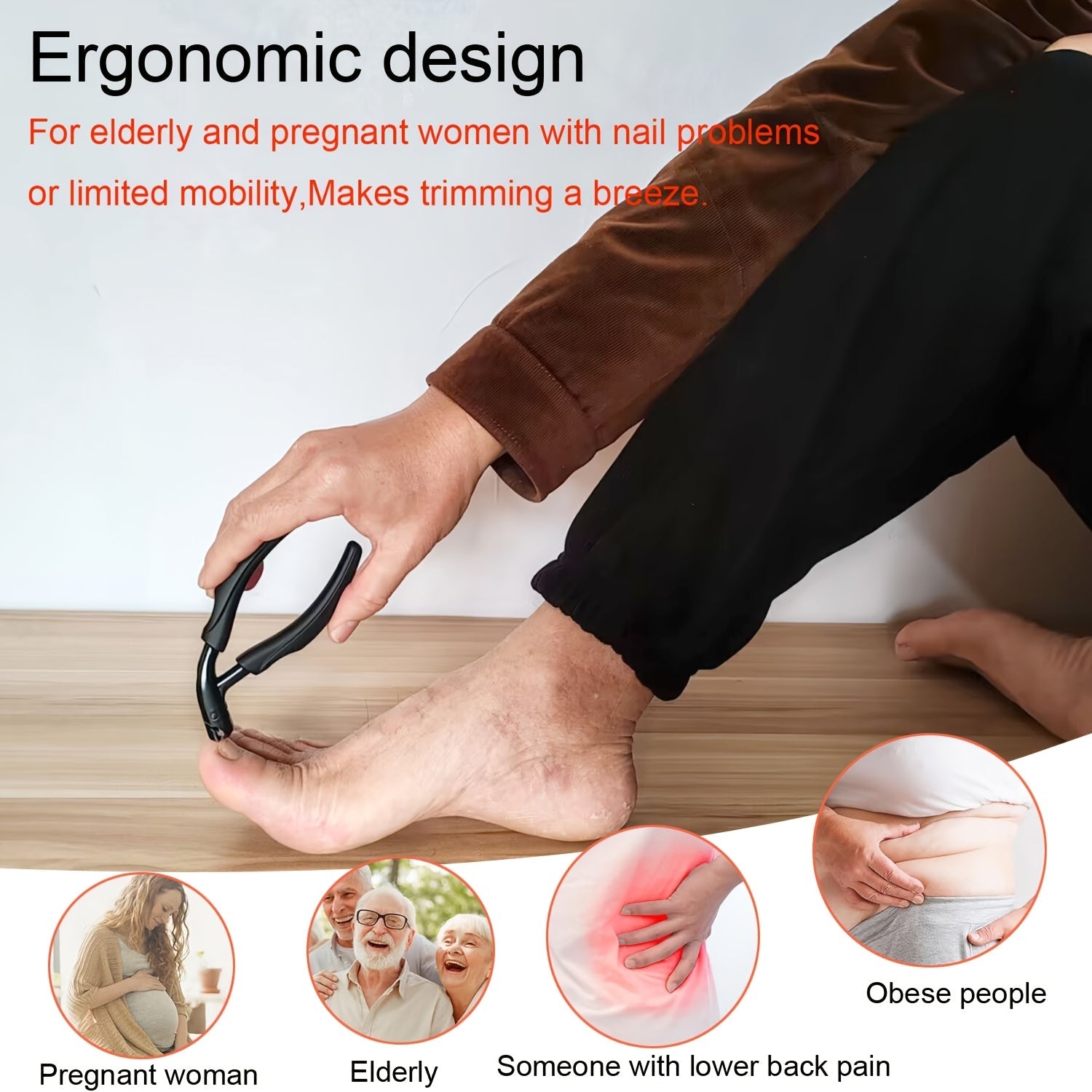 Tagliaunghie Professionale per Dita dei Piedi – Robusto e Confortevole