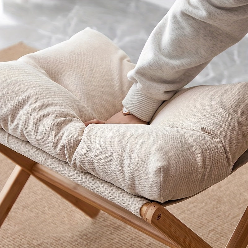 Supporto per i piedi pieghevole in bambù leggero – Confortevole e pratico per casa e ufficio