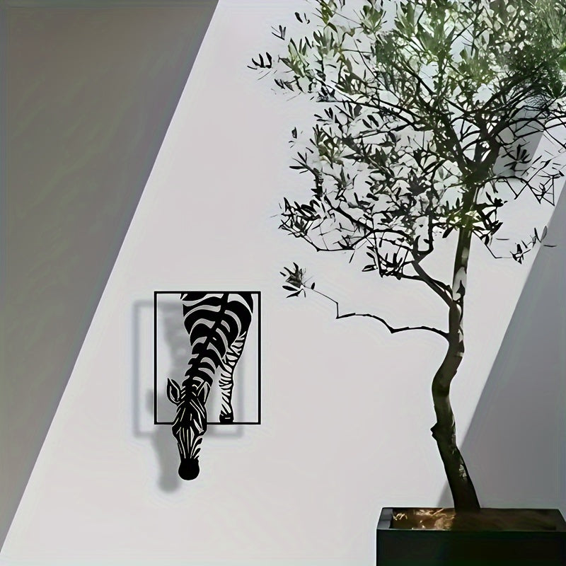 Decorazione da Parete Silhouette Zebra - Eleganza Stile per il Tuo Spazio