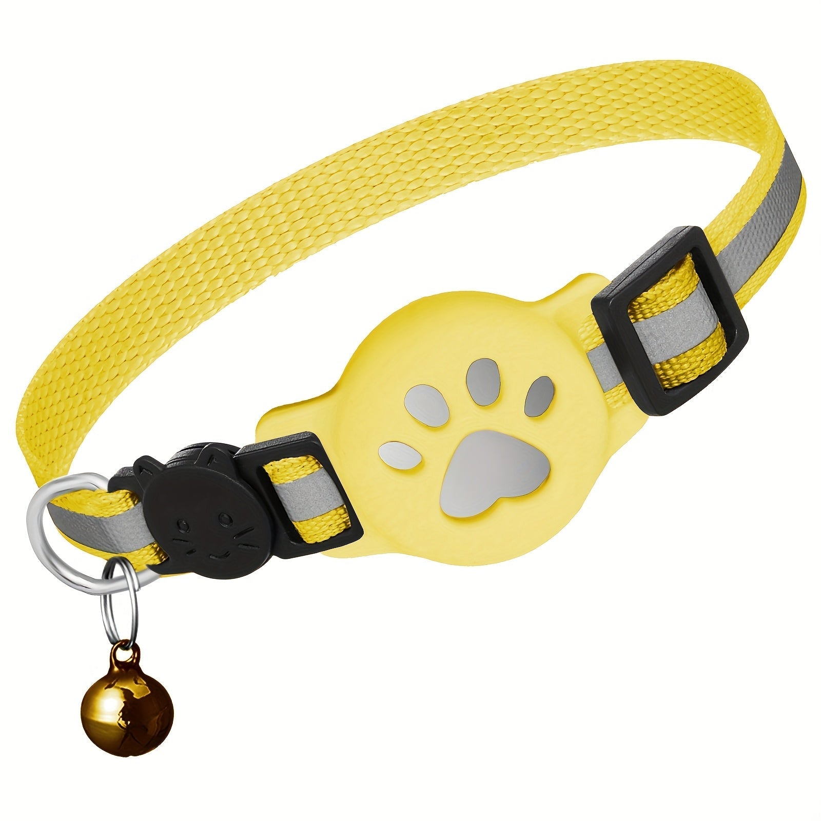 Collare per Gatti con Chiusura di Sicurezza e Campanella – Regolabile per Gatti di Diverse Taglie