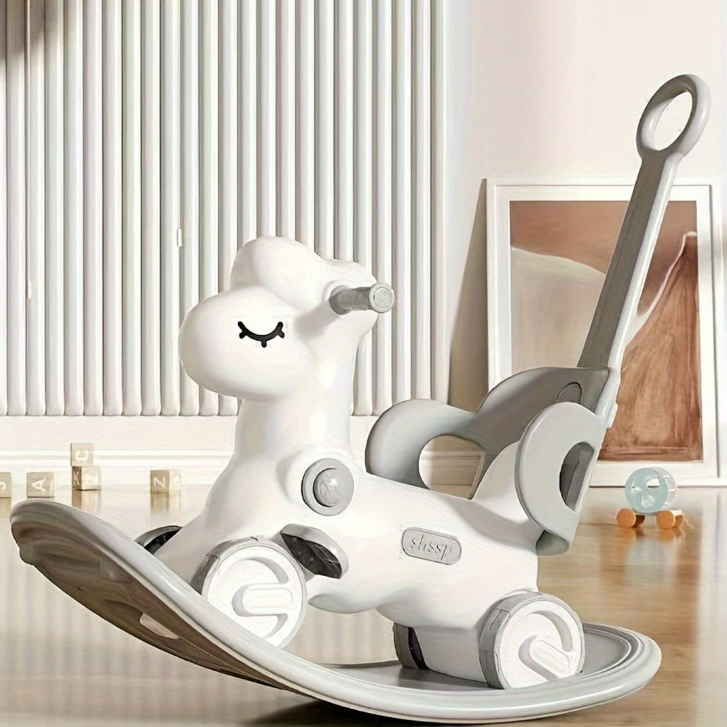 Gioco 2-in-1: Cavallo a Dondolo e Bicicletta per Bambini - Giocattolo Sicuro e Divertente