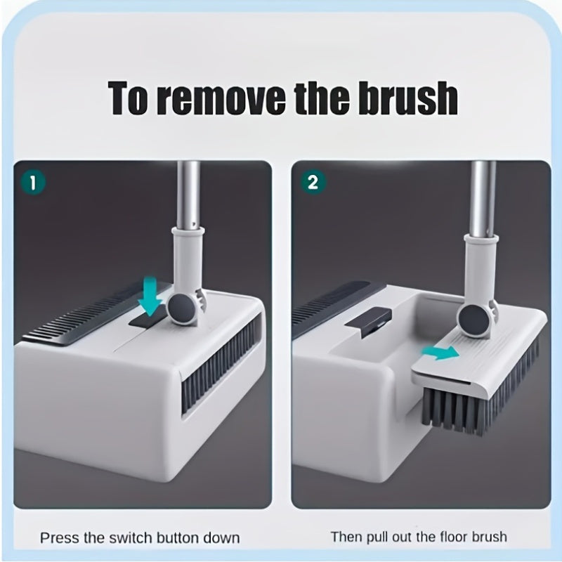 Set di Scopa e Paletta 3-in-1 Pieghevole – Soluzione Pratica per Pulizie Veloci ed Efficienti