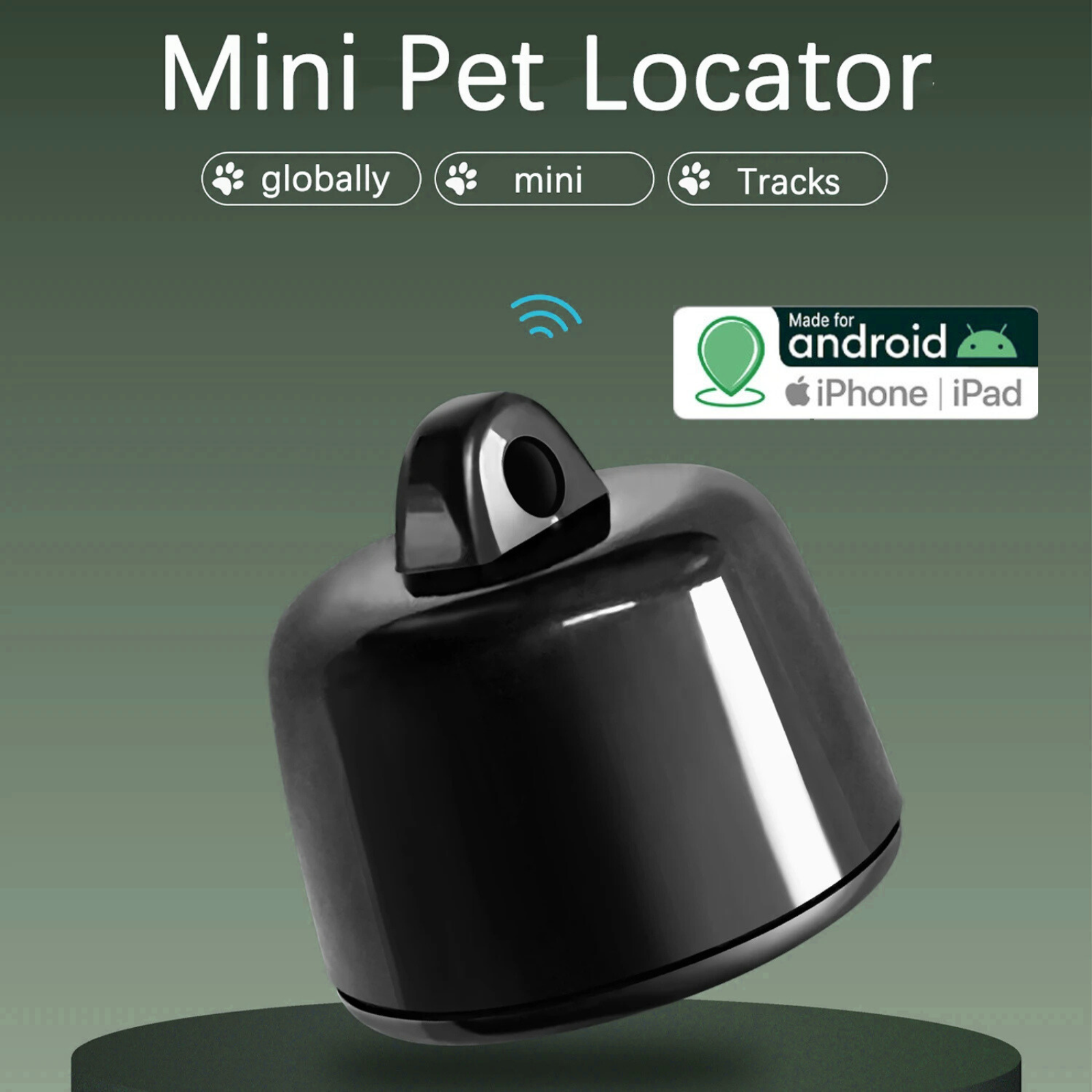 PetTrace Mini Tracker – Localizzatore Bluetooth per Gatti, Cani e Piccoli Animali Domestici