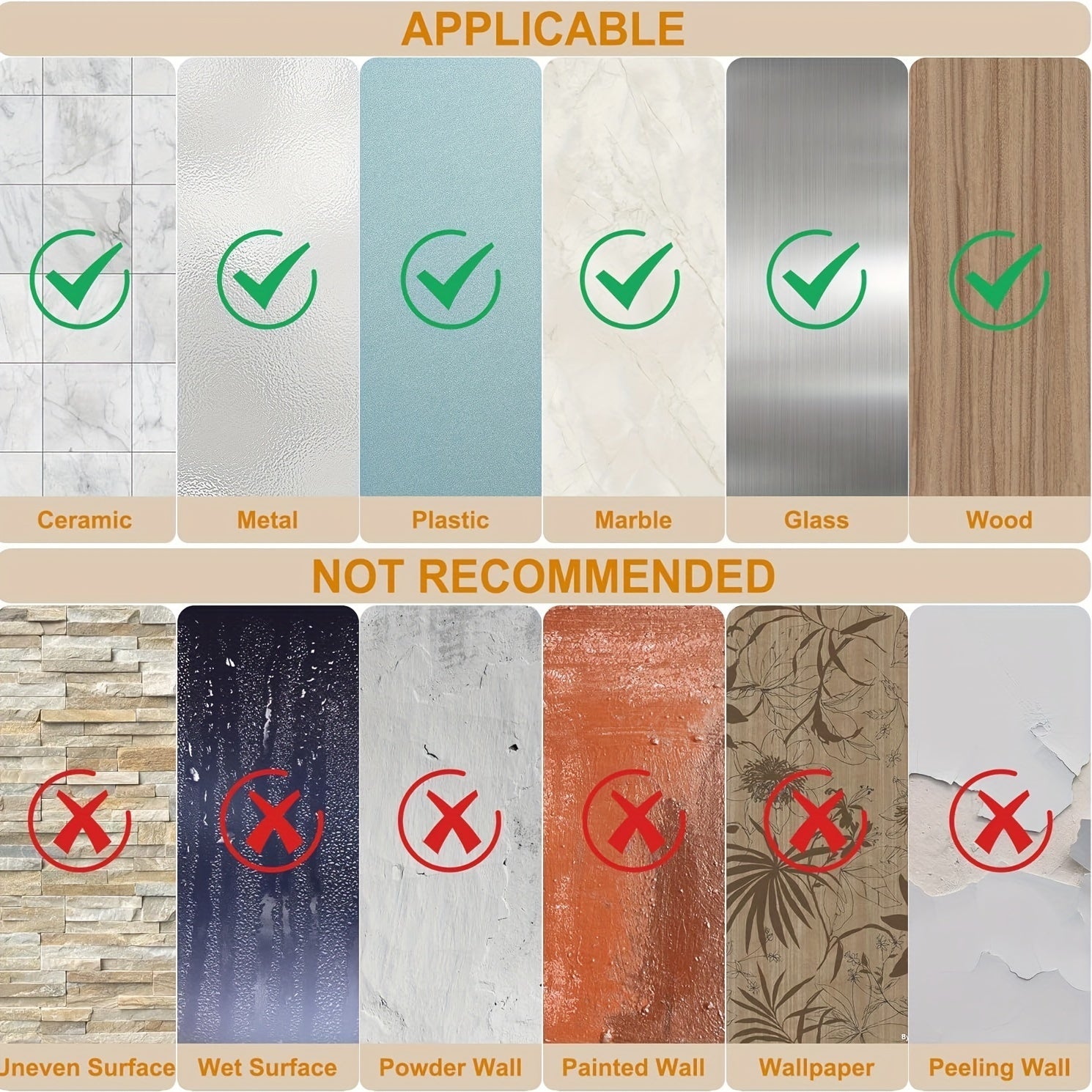 Set di Ganci da Parete Autoadesivi in Acciaio Inossidabile a 4 Pezzi – Minimalista, Potente e Resistente all'Acqua