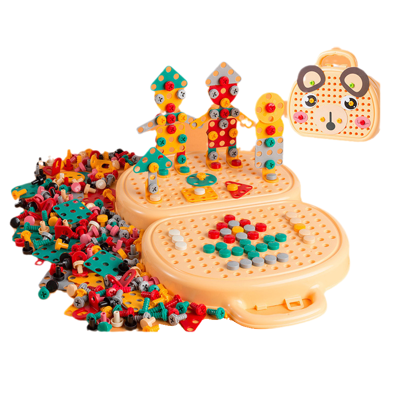 KidCreative Kit - Cassetta degli Attrezzi Completa per Creatività Illimitata