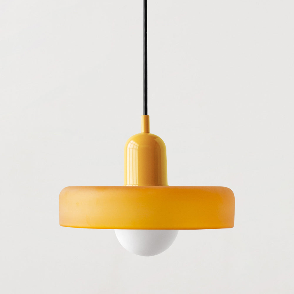 ColorLoop Pendant – Lampada a sospensione artistica in stile Bauhaus con luce calda