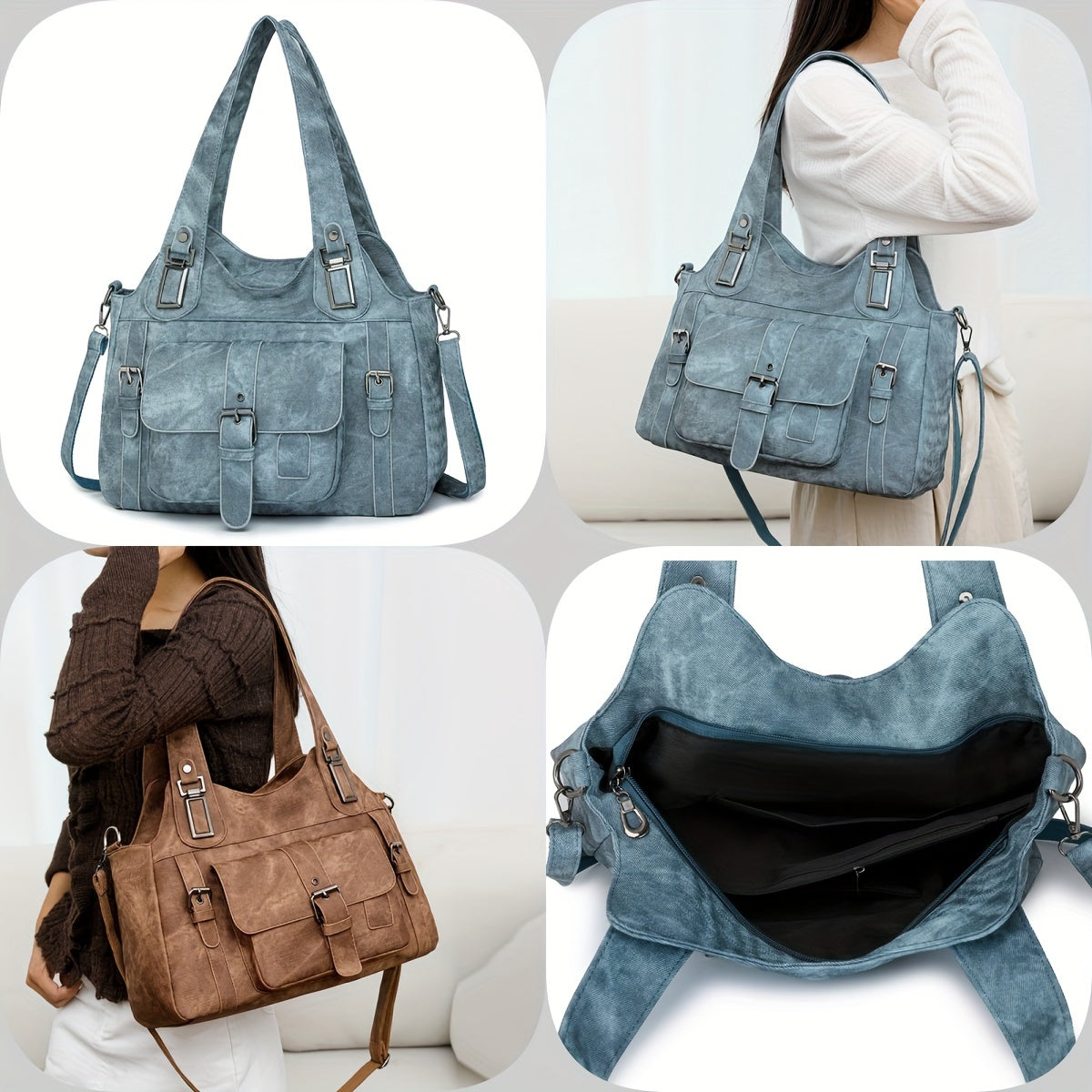Tote Vintage Elegante – Comfort e Funzionalità