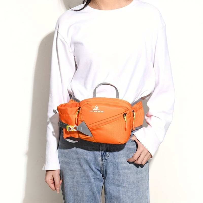 Borsa da Corsa Versatile con Portabottiglie – Nylon Durevole con Cerniere per Escursioni e Maratone