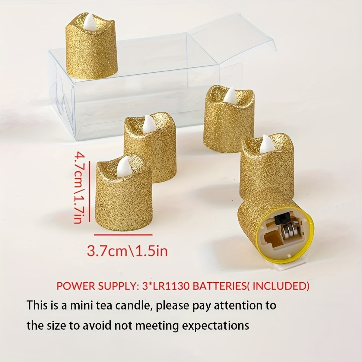 Candele LED Luccicanti – Per un'atmosfera accogliente