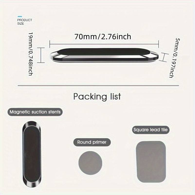 Supporto Magnetico per Telefono Auto – Grip Robusta e Design Minimalista