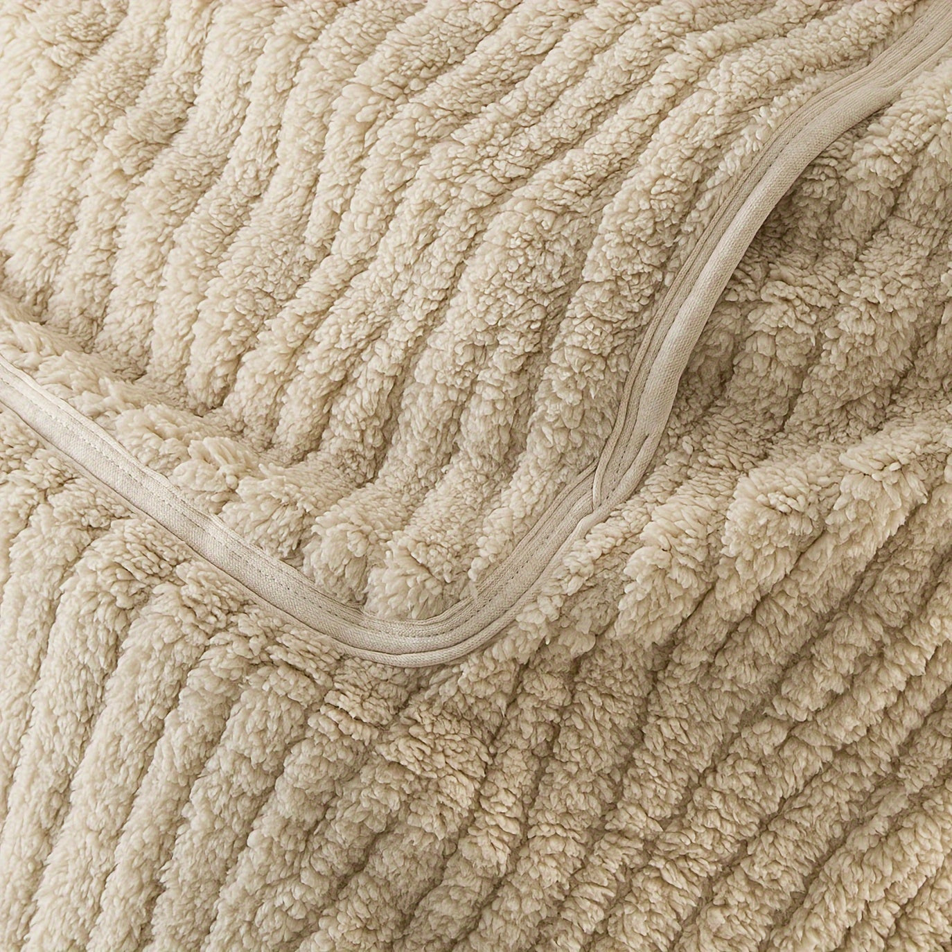 CuddleMe Coperta per Bambini – Coperta Multifunzionale con Strisce Khaki per Neonati