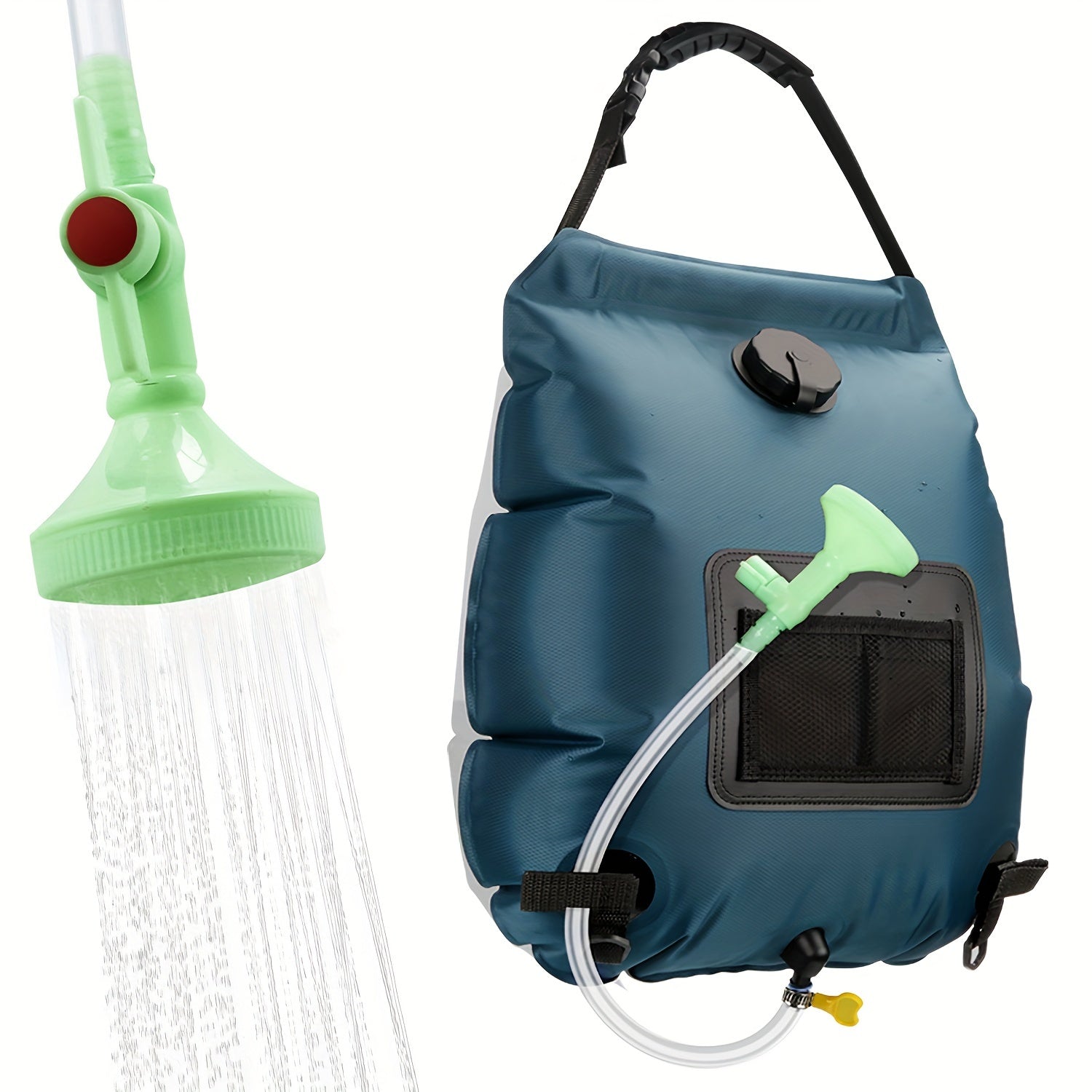 SunnyFlow Sacco doccia solare – Pratico, Impermeabile e Con Termometro